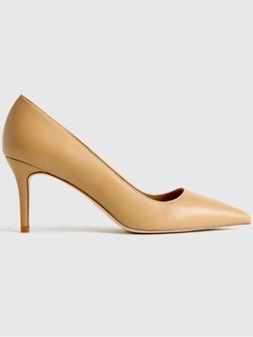 Quince Italian Leather 75mm Pointy Toe Pump
